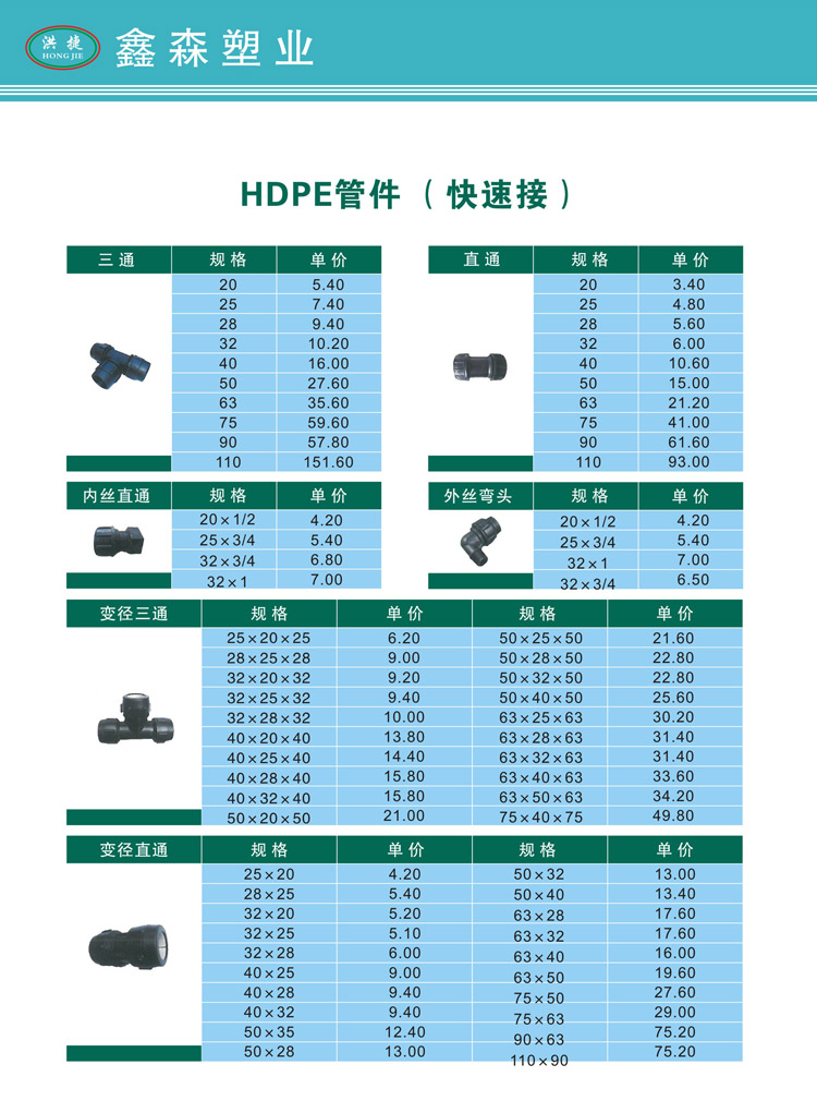 HDPE管件1（